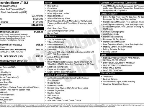 Used 2024 Chevrolet Blazer LT w/ Convenience Package FWD image 4