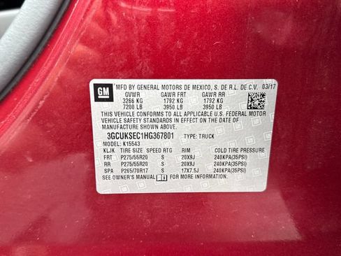 Used 2017 Chevrolet Silverado 1500 LTZ w/ Sport Package AWD/4WD image 35