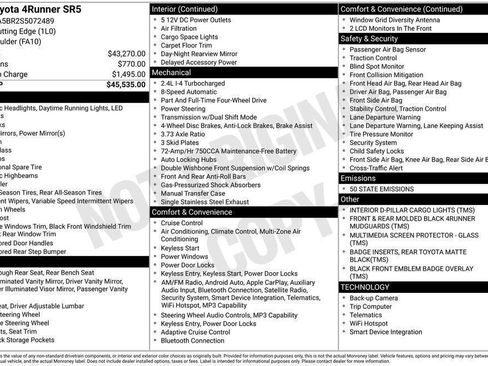 New 2025 Toyota 4Runner SR5 image 32