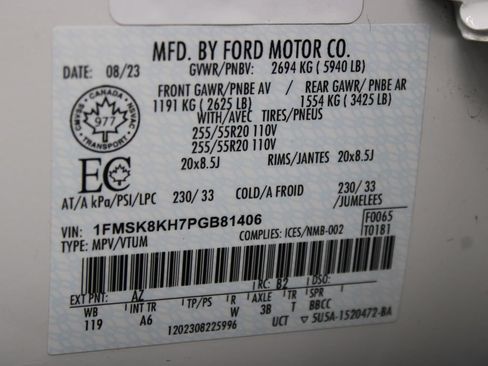 Used 2023 Ford Explorer ST-Line AWD/4WD image 71