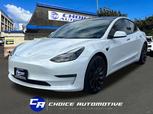 Used 2022 Tesla Model 3 Performance AWD/4WD image 1