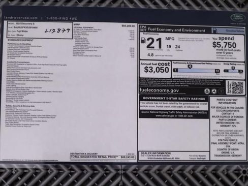 New 2025 Land Rover Discovery S image 9