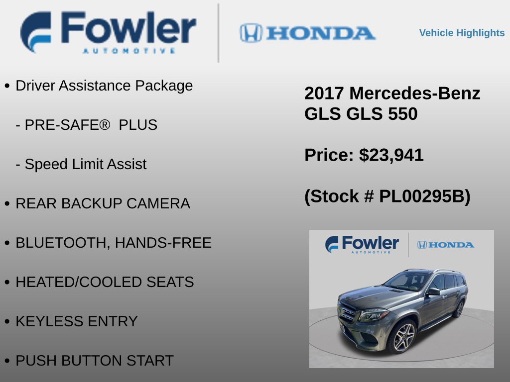 Used 2017 Mercedes-Benz GLS 550 4MATIC image 8