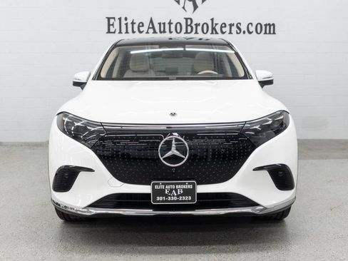 Used 2023 Mercedes-Benz EQS 450+ 4MATIC SUV w/ Acoustic Comfort Package image 3