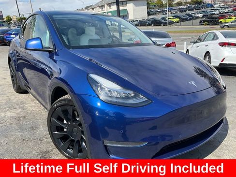 Used 2020 Tesla Model Y Long Range AWD/4WD image 1