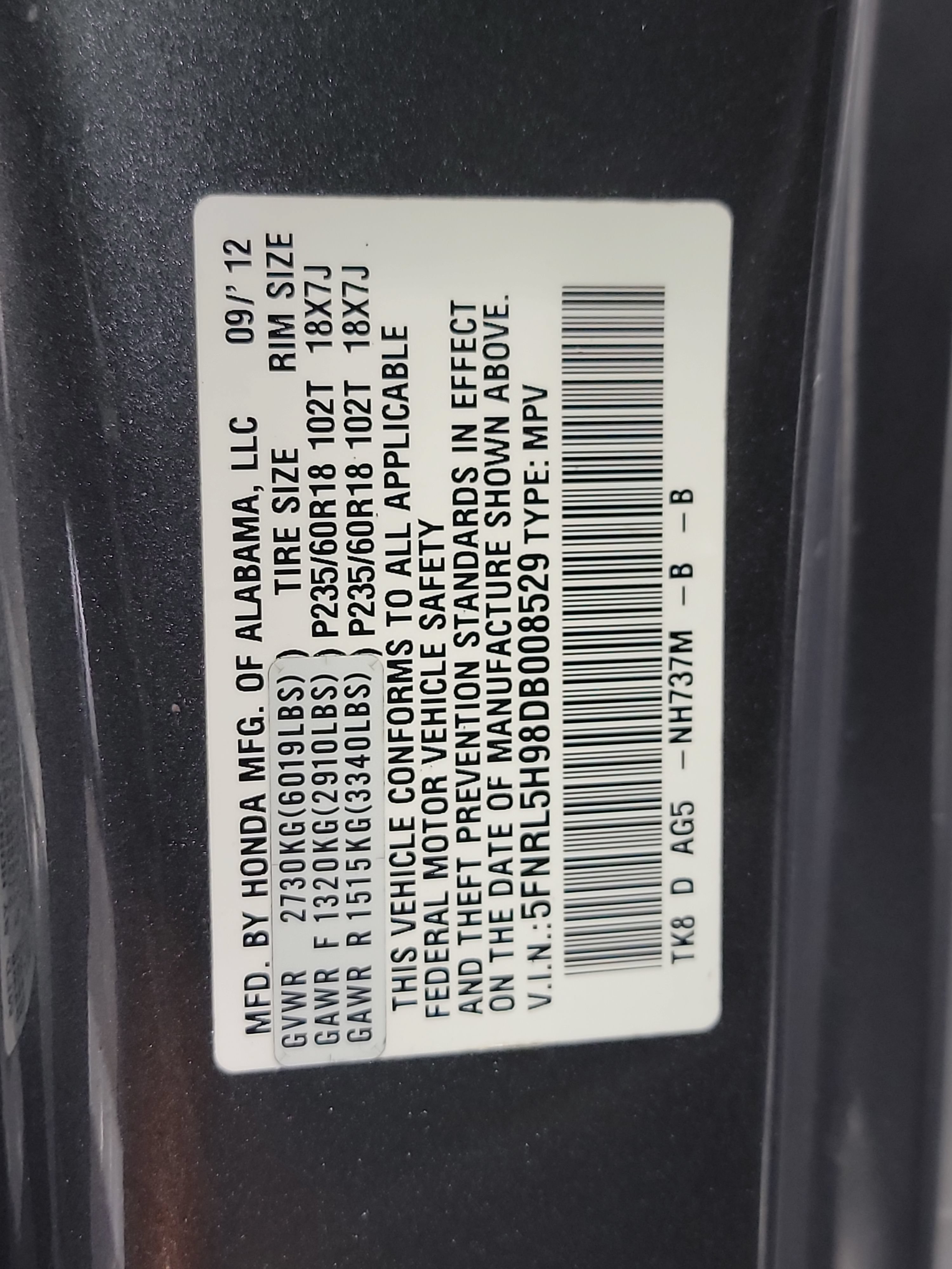 Used 2013 Honda Odyssey Touring image 33