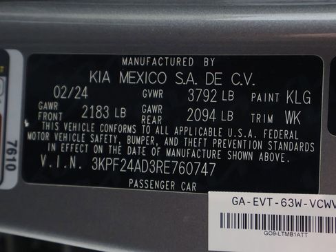 Used 2024 Kia Forte LXS image 45