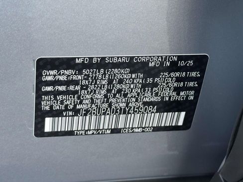 New 2026 Subaru Outback Premium AWD/4WD image 15
