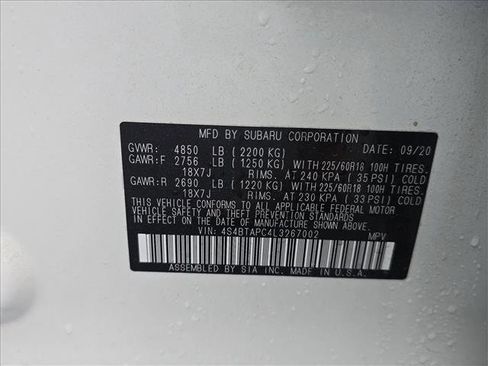 Used 2020 Subaru Outback Touring w/ Popular Package #2 AWD/4WD image 23