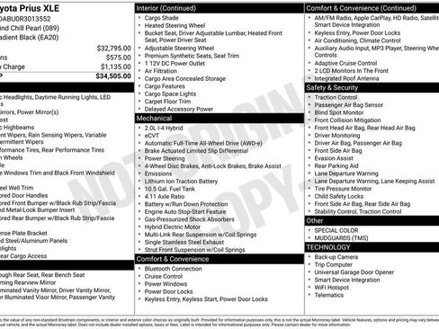 Used 2024 Toyota Prius XLE image 34