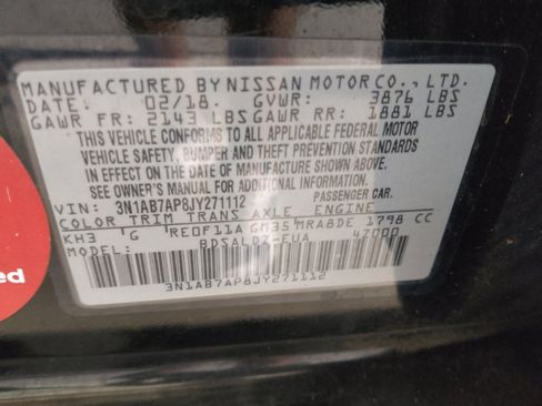 Used 2018 Nissan Sentra SV FWD image 33