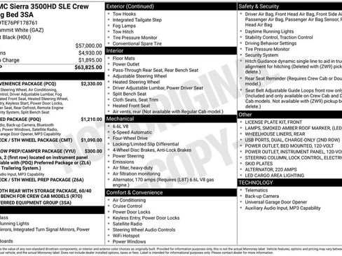 Used 2023 GMC Sierra 3500 SLE w/ SLE Convenience Package AWD/4WD image 40