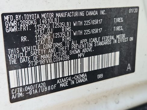 Used 2020 Toyota RAV4 XLE image 35