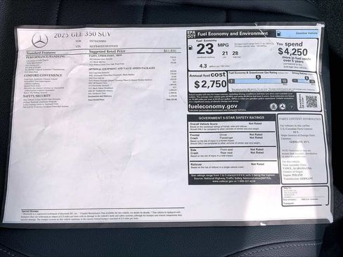 New 2025 Mercedes-Benz GLE 350 GLE 350 image 22