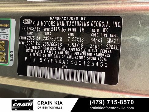 Used 2016 Kia Sorento EX FWD image 35
