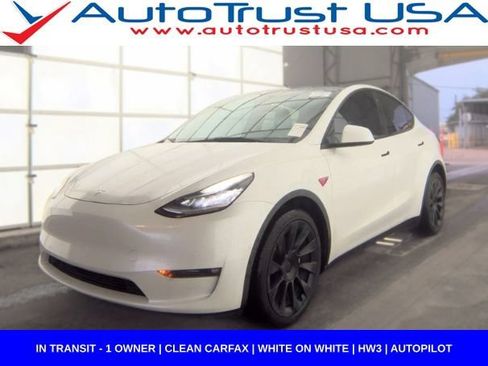 Used 2021 Tesla Model Y Long Range AWD/4WD image 1