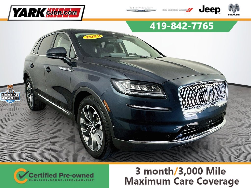 Used 2023 Lincoln Nautilus Reserve w/ Equipment Group 201A AWD/4WD 360° Tour