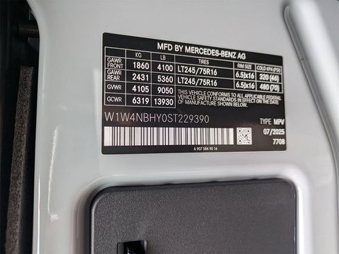 New 2025 Mercedes-Benz Sprinter 2500 image 14