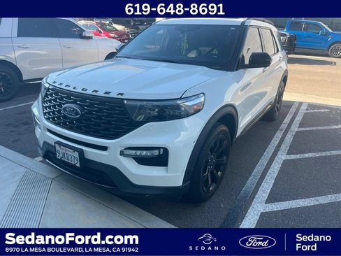 Used 2023 Ford Explorer ST-Line w/ Class IV Trailer Tow Package RWD image 1