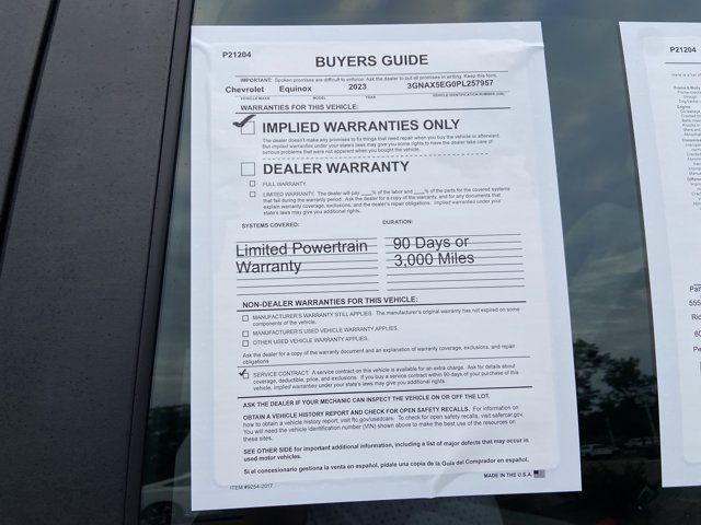 Used 2023 Chevrolet Equinox LS AWD/4WD image 6