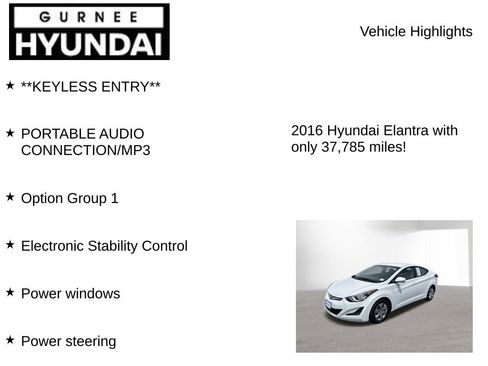 Used 2016 Hyundai Elantra SE FWD image 7