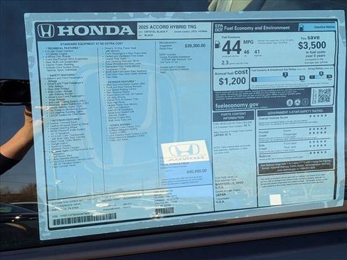 New 2025 Honda Accord Touring image 17