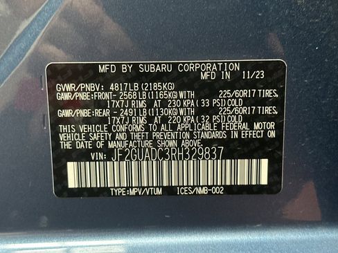 Used 2024 Subaru Crosstrek 2.0i Premium image 37