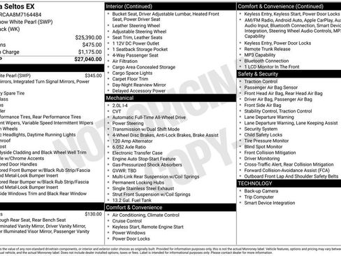 Used 2021 Kia Seltos EX image 19