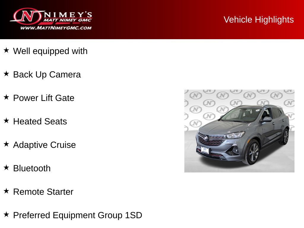 Used 2022 Buick Encore GX Select w/ Sport Touring Package FWD image 6