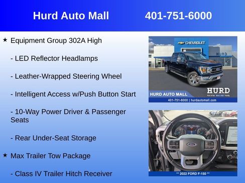 Used 2022 Ford F150 XLT w/ Equipment Group 302A High image 18