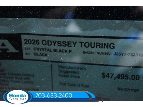 New 2026 Honda Odyssey Touring image 37
