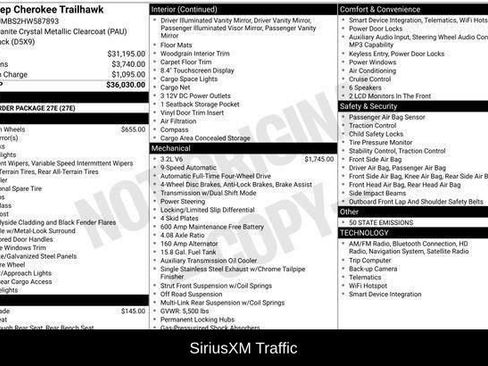 Used 2017 Jeep Cherokee Trailhawk image 2