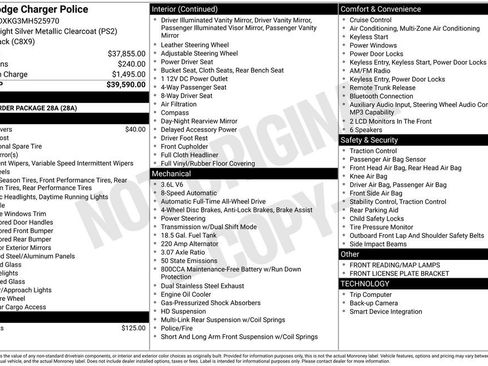 Used 2021 Dodge Charger Police AWD/4WD image 6