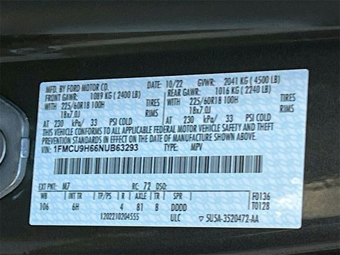 Used 2022 Ford Escape SEL image 30