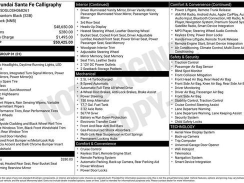 Used 2025 Hyundai Santa Fe Calligraphy image 9