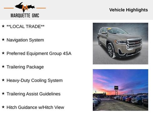 Used 2023 GMC Acadia SLT w/ Trailering Package image 3