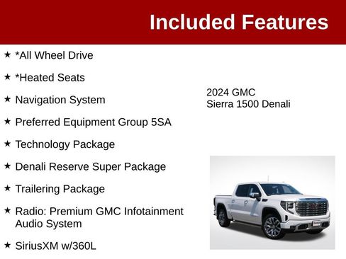 Used 2024 GMC Sierra 1500 Denali AWD/4WD image 3