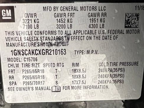 Used 2016 Chevrolet Tahoe LS w/ Max Trailering Package image 57