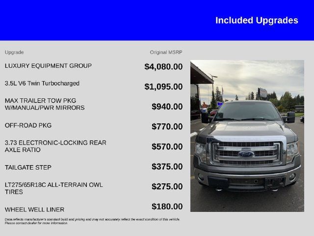 Used 2013 Ford F150 XLT w/ Luxury Equipment Group AWD/4WD image 11