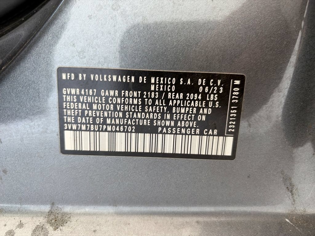 Certified 2023 Volkswagen Jetta SE FWD image 38