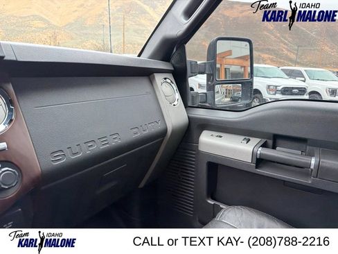 Used 2013 Ford F350 Lariat w/ Lariat Interior Pkg AWD/4WD image 24