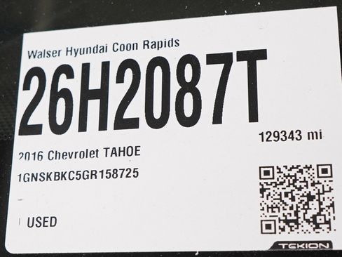 Used 2016 Chevrolet Tahoe LT w/ Luxury Package AWD/4WD image 36