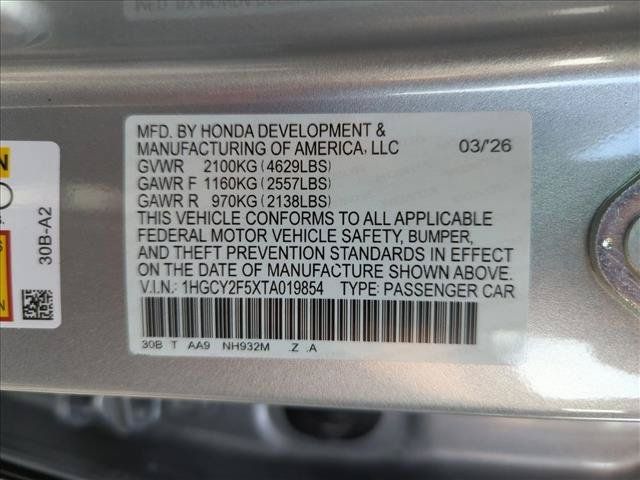 New 2026 Honda Accord Sport image 17