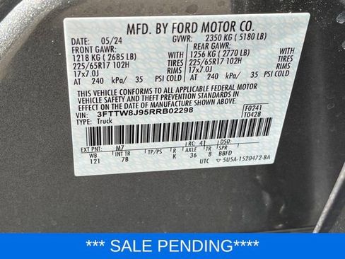 Used 2024 Ford Maverick XLT w/ Equipment Group 300A Standard AWD/4WD image 20