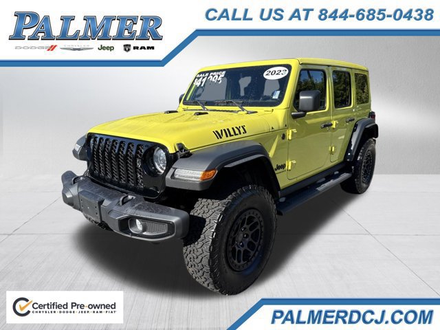 Certified 2023 Jeep Wrangler Unlimited Sport AWD/4WD image 1