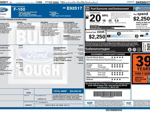 Used 2016 Ford F150 XL w/ Equipment Group 101A Mid RWD image 34