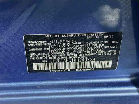 Used 2019 Subaru Crosstrek 2.0i Premium image 12