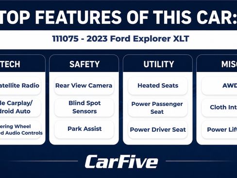 Used 2023 Ford Explorer XLT AWD/4WD image 30