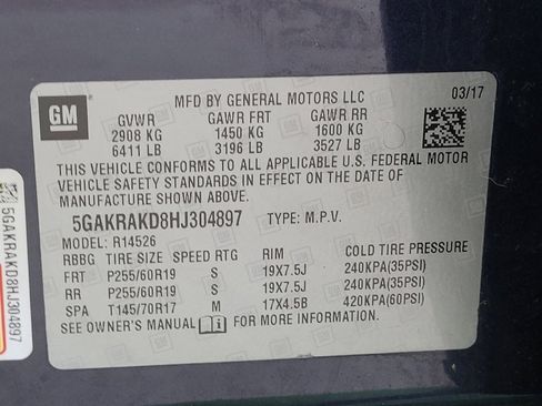 Used 2017 Buick Enclave Convenience FWD image 33