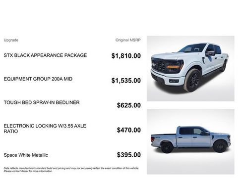 Used 2025 Ford F150 STX w/ STX Black Appearance Package AWD/4WD image 3